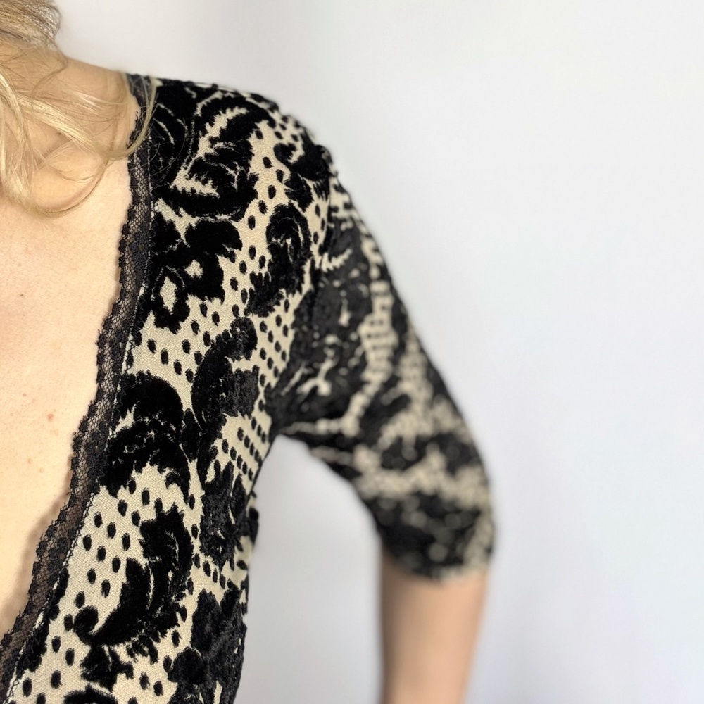 Free People “Fair Maiden” Burnout Mini Dress - Medium - Picture 16 of 16